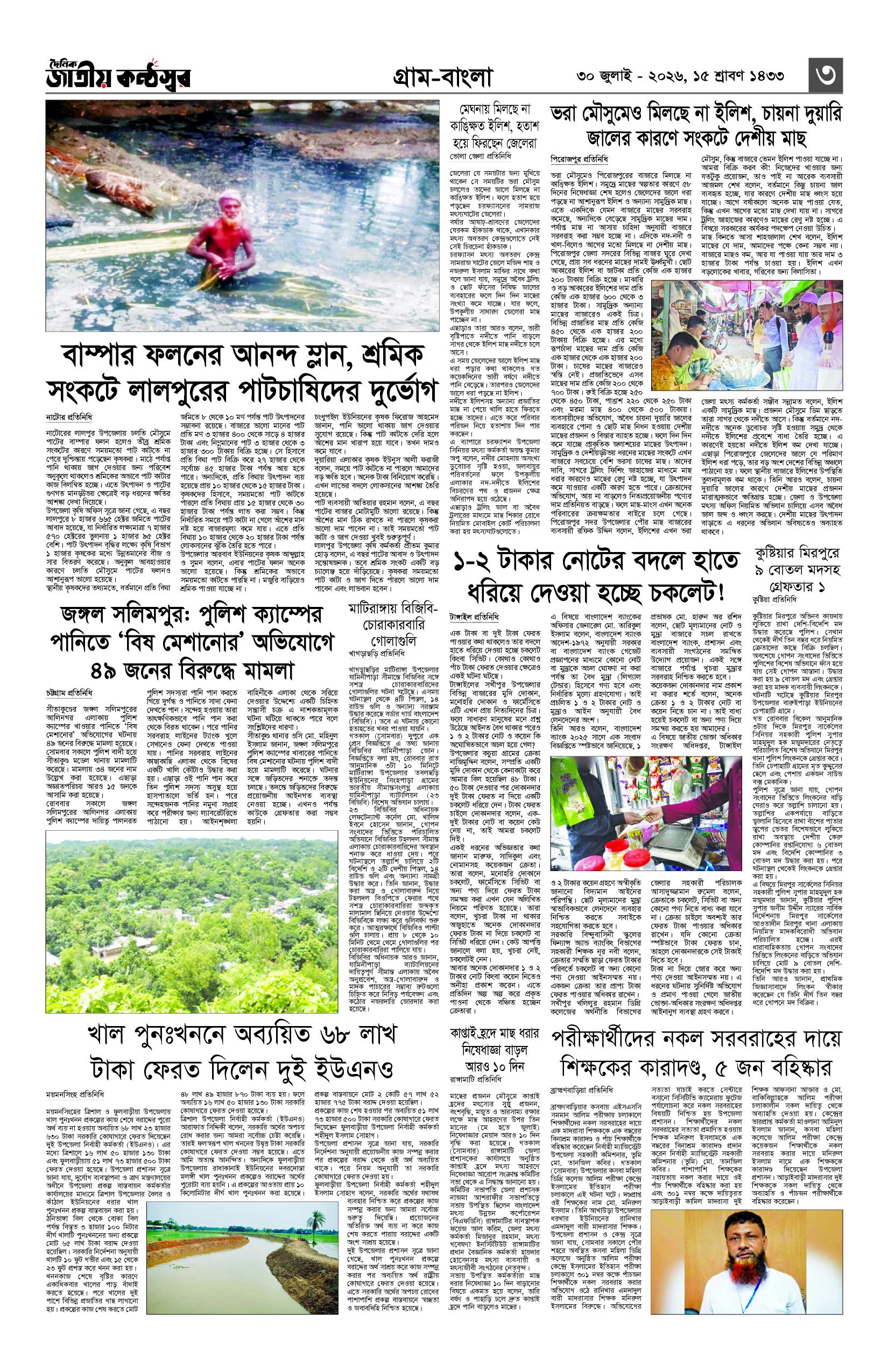 দৈনিক জাতীয় কন্ঠস্বর 